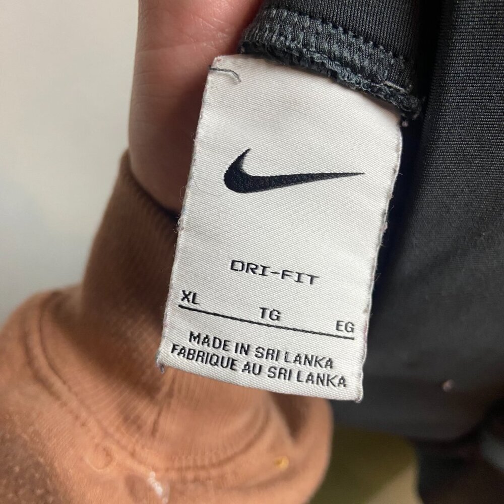 Nike Women's Xl Dri Fit Flex bliss Victory Cropped Training Pants Dark Grey Gym - Picture 8 of 9